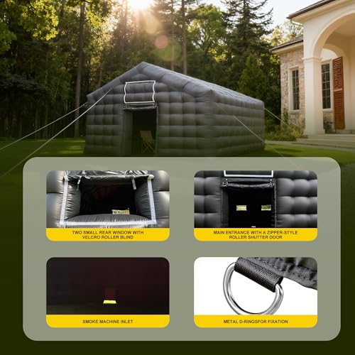 YeeBouncy Party Tent Large,Large Gazebo Event House,Inflatable Outdoor Party Tent,for Birthday Party, School Camping, Disco Nightclub, Wedding Party (20FT) YeeBouncy