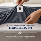 Utopia Bedding Extra Deep Pocket Twin XL Fitted Sheet, Fits up to 21 Inch Mattress - Hotel Luxury, Soft, Breathable and Comfy - Shrinkage and Fade Resistant - Easy Care (Grey) Utopia Bedding