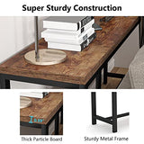 Tribesigns 70.9 inch Extra Long Console Table Behind Couch, Easy Assembly Sofa Table for Living Room Small Space, Rustic Industrial Narrow Entryway Hallway Table (Brown) Tribesigns
