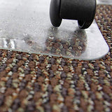 OFM Office Chair Mat for Carpet – Computer Desk Chair Mat for Carpeted Floors – Easy Glide Rolling Plastic Floor Mat for Office Chair on Carpet for Work, Home, Gaming with Extended Lip (36” x 48”) OFM