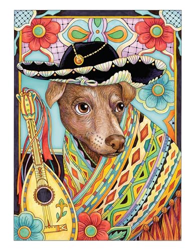 Creative Haven Best-Dressed Pets Coloring Book; Adorable Animals; REALLY Cute Dogs and Cats! (Adult Coloring Books: Pets)