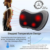 Papillon Shiatsu Back Massager with Heat, Deep Tissue Massage Pillow for Neck,Shoulder,Foot & Lower Back Pain Relief,Electric Kneading Massager for Home, Office, Car-Gifts for Mom, Dad, Men, Women Papillon