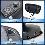Mazzup Full Body Zero Gravity Shiatsu Massage Chair with Fully Assembled, LCD Screen, Shortcut Keys, USB Charging Port, Heat, for Loved Ones, Parents, Black Mazzup