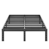 COMASACH Heavy Duty King Bed Frame - 14" Black Metal Platform, Noise-Free, Easy Assembly, Supports Up to 3500lbs COMASACH
