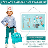 Play Doctor Set for Kids, Pretend Toy 18 PCS Doctor Playset for Toddlers, Dentist Kit Doctor Role Play Set, Doctor Kit for Toddlers and Kids Ages 3+ 4 5 6 Year Old Boys and Girls UMU
