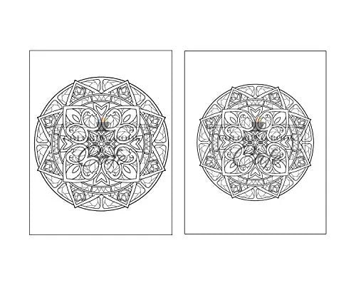 125 Mandalas: An Adult Coloring Book Featuring 125 of the World’s Most Beautiful Mandalas for Stress Relief and Relaxation Independently Published Iaerlllt