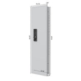 Gareinwuds 53" in-Wall Hidden 5-6 Gun Safe | Fingerprint Touch Panel Lock Quick Access | Adjustable Shelves & Gun Stock | Heavy Duty Steel Security Cabinet | Firearm Valuables Storage Gareinwuds