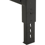 Global Industrial Adjustable Height Workbench C-Channel Leg, 48" W x 36" D, 1-3/4" Maple Top Square Edge, Black Global Industrial