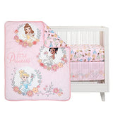 Lambs & Ivy (LAMCR) Disney Princesses Nursery Baby Crib Bedding Set, Pink, 3 Count Lambs & Ivy
