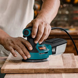 DOVAMAN ROS01A Orbital Sander, 3A Random Orbit Sander, 6 Variable Speeds, Up to 13000 rpm, 12pcs Sandpapers, 5in Sanding Pad, Dust Collection, Electric Sander Perfect for Woodworking DOVAMAN
