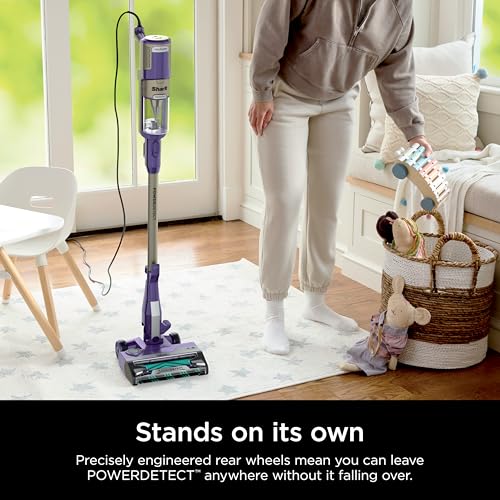 Shark POWERDETECT Ultra-Light Corded Stick Vacuum with DuoClean Technology, Self-Cleaning Brushroll for No Hair Wrap, Anti-Allergen Complete Seal, and Odor Neutralizer Technology, HZ4002 Shark
