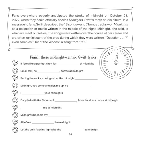 The Eras of Taylor Swift: An Unofficial Coloring & Creativity Book (Dover Adult Coloring Books) WoodArtSupply