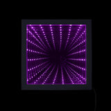 The Geeky Days LED Infinity Wall Mirror Frame with Multi Color Changing Light (38x38cm) The Geeky Days