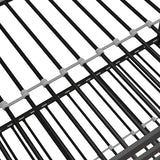 DHP Miles Low Metal Bunk Bed Frame for Kids, With Built-in Ladder, High Guardrail and Metal Slats, Floor Bed Bottom Bunk, No Boxspring Required, For Small Spaces, Twin-Over-Twin, Black DHP