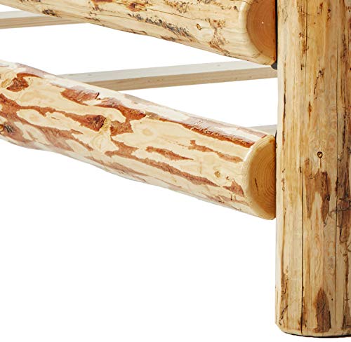 Montana Woodworks Log Furniture - Queen Bed - Varnished Montana Woodworks