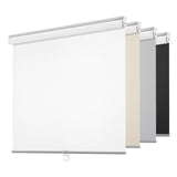 ChrisDowa Cordless Free-Stop 100% Blackout Blinds for Windows, Roller Windows Shades with Thermal Insulated, UV Protection Fabric for Living Room, Office and Home. Easy to Install.White,34" W X 72" H ChrisDowa