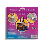 Puzzle Presto Peel & Stick Puzzle Saver: The Original and Still the Best Way to Preserve Your Finished Puzzle! - 6 Adhesive Sheets and 2 Adhesive Hangers Buffalo Games