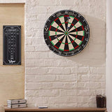 Viper Slash Official Competition Bristle Steel Tip Dartboard, WDF Accredited with Staple-Free Ultra-Thin Metal Wiring, Self-Healing Professional-Grade African Sisal, Magnetic Dart Holders,Black Viper