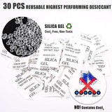 OVV3D Filament Storage Bags 30pcs, PLUS SIZE 32X34cm 3D Printer Filament Storage Bags Vacuum Sealed Kit with 30 Desiccants, Auto Pump,Perfect for 3D Filament Storage or Using After Filament Dryer Box OVVNYXE