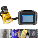 WTTTOOLS Handheld Fiber Laser Engraver 50W(0.39mW) Laser Marking Machine Portable MAX Laser Engraving Machine with 100 * 100mm Lens Battery/AC Dual Power Class 1 for Metal Non-Metal Material WTTTOOLS