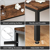 MAHANCRIS 63" Console Table with Power Outlet, Narrow Sofa Table, Industrial Entryway Table with USB Ports, Behind Couch for Entryway, Hallway, Foyer, Living Room, Bedroom, Rustic Brown CTHR16E01Z MAHANCRIS