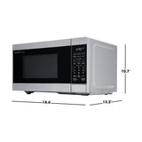 SHARP ZSMC0962KS Oven with Removable 10.6" Carousel Turntable, Cubic Feet, 900 Watt Countertop Microwave, 0.9 CuFt, Stainless Steel Sharp