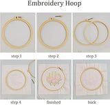 DIY Stamped Embroidery Starters Kits Sea Fish Coralline with Pattern for Beginners Hoops Cloth Threads Needlework Art Cross Stitch Kits Craft for Adults Students Home Decoration