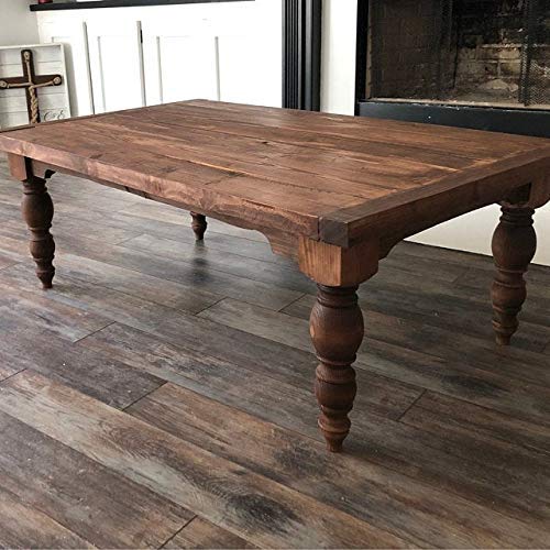 CAROLINA LEG CO. Modern Chunky Bench Legs - Perfect for Coffee Tables - Set of 4 - Made in NC - Dimensions: 3.5" x 16" CAROLINA LEG CO.