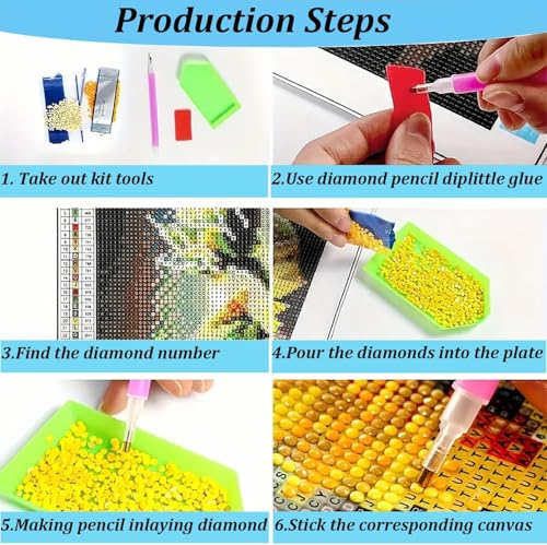 DIY Landscape Historic Campbells Covered Bridge Diamond Painting 12x16 Inch, Full Round Drill Kits Mosaic Art for Adults Relax & Home Wall Decor Festival Gift 431 WoodArtSupply