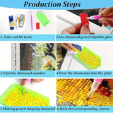 DIY Landscape Historic Campbells Covered Bridge Diamond Painting 12x16 Inch, Full Round Drill Kits Mosaic Art for Adults Relax & Home Wall Decor Festival Gift 431 WoodArtSupply