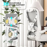 CASASIO Office Desk Chair with Ergonomic Lumbar Support, Extra-Thick Seat Cushion, Flip-up Arms, Breathable Mesh Back, Computer Task Chair for Home Office CASASIO