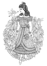 Dover Creative Haven Art Nouveau Fashions Coloring Book Dover Publications