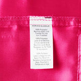 Morning Glamour Single Satin Pillowcase for Hair & Skin, Similar to Silk, Standard/Queen Size, Cooling Pillow Case with Envelope Closure, Gifts for Women, 20”x26” Fuschia/Barbie Pink Morning Glamour