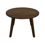 American Trails 100% Hardwood Round Mid-century Modern Living Room Farmhouse Easy Assembly Table, 24" W x 24" D x 16.75" H, Antique Cherry American Trails