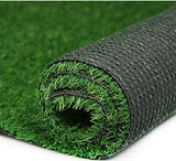 Fasmov Green Artificial Grass Rug Grass Carpet Rug 3.2' x 6.5', Realistic Fake Grass Deluxe Turf Synthetic Turf Thick Lawn Pet Turf -Perfect for Indoor/Outdoor Fasmov