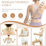 Dukucr 3Pcs Wood Therapy Massage Tools Lymphatic Drainage Massager Wooden Massager Body Sculpting Tools for Maderoterapia,Anti-Cellulite,Pain Relief Dukucr