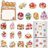 20 Pcs Dessert Diamond Art Magnets, Sweet Treats DIY Painting Kits for Refrigerator, Fun Food Theme Craft Decor for Adults Kitchen ROLYTA