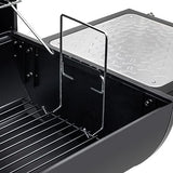 Royal Gourmet CC1830M 30-Inch Barrel Charcoal Grill with Offset Smoker & Warming Rack, Outdoor BBQ Grill with 811 Sq. In. Cooking Space for Backyard, Patio and Parties, Black Royal Gourmet