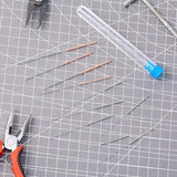 3D Printer Nozzle Cleaning Needles, 10 Sizes 3D Printer Cleaning Tools Kit Stainless Steel Nozzle Cleaning Needles 3D Printer Cleaner Accessories (Diameter 0.15/0.2/0.25/0.3/0.35/0.4/0.5/0.6/0.8/1 MM) Mozeat Lens