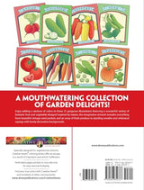Creative Haven Happiness Is Homegrown: Fabulous Fruits & Vegetables Coloring Book; Produce from the Garden! (Adult Coloring Books: Food & Drink) Dover Publications