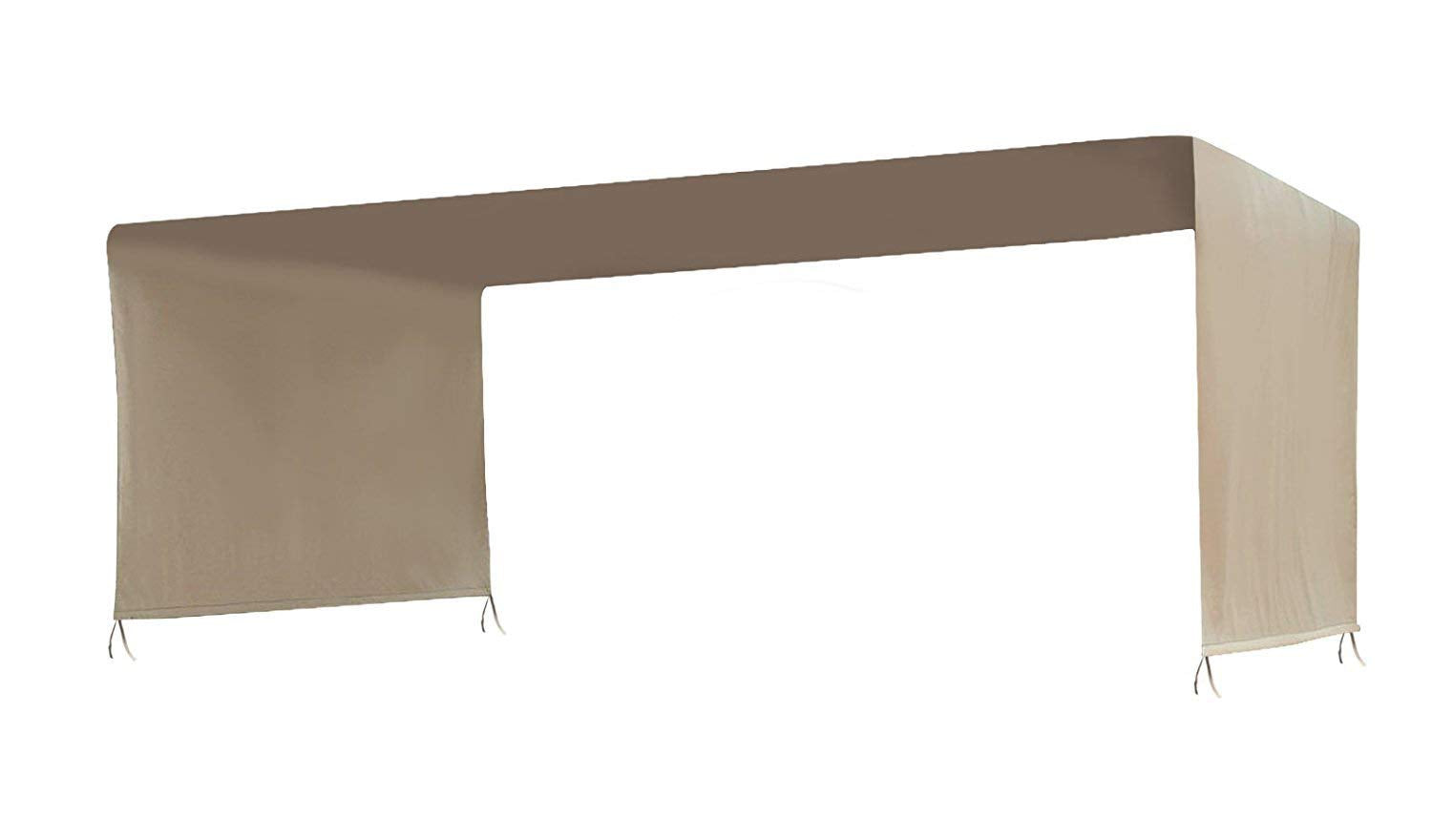 BenefitUSA 18' x 8.2' Universal Replacement Canopy for Pergola Structure (Beige) - WoodArtSupply