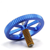 Zeberoxyz 4PCS Aluminum Hand Twist Leveling Nut Diameter60mm with 4PCS Hot Bed Die Spring with 4PCS M4x40mm Screws for Creality 3D Printer CR-10/Ender-3/Ender 3 Pro/Ender 5 (Diameter 60mm-Aluminum) Zeberoxyz