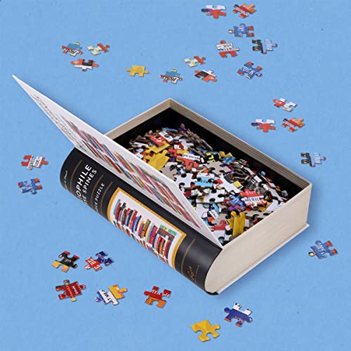 Bibliophile Diverse Spines 500-Piece Puzzle Chronicle Books