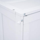 Ball & Cast Queen Size Murphy Bed,Cabinet Hideaway Bed with Rotable Desk,Wood Wall Bed can be Folded,Easy Assembly,Platform Bedframe for Kids Bedroom,Student Dorms,White Ball & Cast