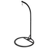 Round Base Heavy Duty Hanging Stand - Powder Coated Hammock Stand for Hammock Chair, Indoor and Outdoor (Black) YOXIFOC