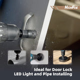 HIGHFIRE 19 PCS Hole Saw Set 3/4"-6"(19-152mm) for Soft Wood, Plywood, Drywall and PVC Board, 13PCS Hole Saw Kit, 2 Mandrels, 3 Drill Bits, 1 Hex Key Highfire