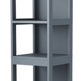 HOMEFORT Bathroom Storage Cabinet, Slim Tall Cabinet, Narrow Floor Cabinet Organizer, Wooden Linen Tower with 2 Drawers and 3 Shelves, Freestanding Storage Cupboard Grey HOMEFORT