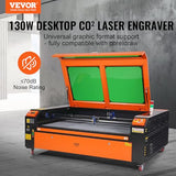 VEVOR 130W CO2 Laser Engraver, 35 x 55 in, 19.7 IPS Laser Cutter Machine with 2-Way Pass Air Assist, Compatible with LightBurn, CorelDRAW, AutoCAD, Windows, Mac OS, Linux, for Wood Acrylic Fabric More VEVOR
