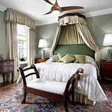 MINKA-AIRE F845-DK Light Wave 44 inch Ceiling Fan with LED Light and Remote Control, Brown Distressed Koa Finish MINKA-AIRE