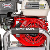 SIMPSON Cleaning ALH3425 Aluminum Series 3600 PSI Gas Pressure Washer, 2.5 GPM, Honda GX200 Engine, Includes Spray Gun and Extension Wand, 5 QC Nozzle Tips, 5/16-inch x 35-foot MorFlex Hose, 49-State SIMPSON